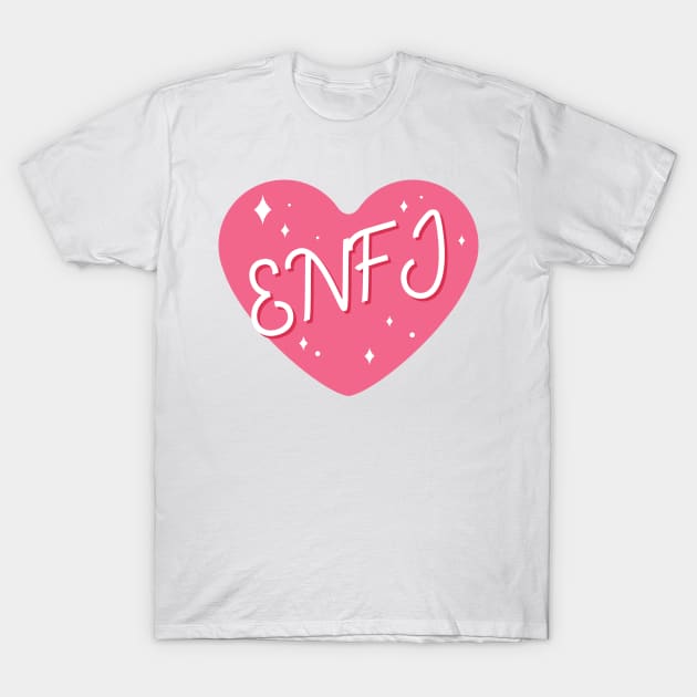 ENFJ personality typography T-Shirt by Oricca